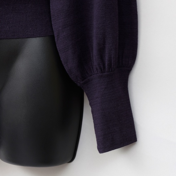 NWT ALC Eggplant Purple Turtleneck Sweater - Picture 6 of 10